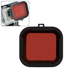 Polar Pro Aqua Cube Snap-On Filtro de carcasa de buceo para GoPro Hero4 /3+(rojo)
