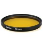 52毫米圆形圆圈颜色紫外镜头滤镜滤镜4/3+（黄色）