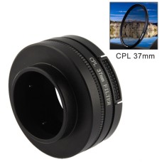 Filtro de lente de polarizador circular de filtro CPL de 37 mm con tapa para GoPro Hero4 /3+ /3