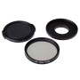 52mm CPL Filter Circular Polarizer Lens Filter with Cap for Xiaomi Xiaoyi 4K+ / 4K, Xiaoyi Lite, Xiaoyi  Sport Camera