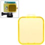 Snap-on potápěčský filtr pouzdro pro Xiaomi Xiaoyi Sport Camera (Yellow)