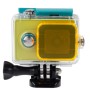 Carcasa de filtro de buceo de Snap-On para la cámara deportiva Xiaomi Xiaoyi (amarillo)