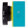 Filtro de lente de filtro UV de 37 mm con tapa para Xiaomi Xiaoyi 4K+ / 4K, Xiaoyi Lite, Xiaoyi Sport Camera
