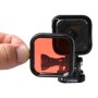 פילטר צלילה דיור רגיל למושב GoPro Hero5 /4 מושב (אדום)