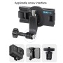 RUIGPRO 360 Degree Rotating Quick Release Strap Mount Shoulder Backpack Mount for GoPro Hero11 Black / HERO10 Black /9 Black /8 Black /7 /6 /5 /5 Session /4 Session /4 /3+ /3 /2 /1, DJI Osmo Action and Other Action Cameras(Black)