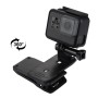 Пулуз 360 градусів обертовий рюкзак капелюх rec-mounts Швидкий випуск затискач для GoPro Hero1111 Black /Hero10 Black /9 Black /8 Black /7/6/5/5 сеанси /4 сеанси /4 /3+ /3/2, DJI OSMO Action та інші камери дій