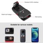 PULUZ 4 in 1 360 Degree Rotating Backpack Hat QR Clip Rec-mounts with Phone Clamp Kit