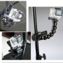 TMC HR219 JAWS FLEX夹具安装搭配带扣和拇指螺钉，用于GoPro Hero11黑色 /英雄10黑色 /9黑色 /8黑色 /7/6/5/5 session /4 sessign /4 session /4/3+ /3/2/2，DJI OSMO，动作和其他动作摄像机（灰色）