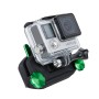 TMC HR331 Fibbia della fibbia universale Impostata di cinturino QuickDraw Set per GoPro Hero6 /5 Sessione /5/4 Sessione /4/3+ /3/2/1, altre telecamere sportive (verde)