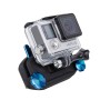 TMC HR331 Fibbia della fibbia universale Impostata di cinturino QuickDraw Set per GoPro Hero6 /5 Session /5/4 Session /4/3+ /3/2/1, altre fotocamere sportive (blu)