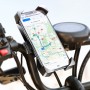 Mostato SeachPost Pole Mount Bicycle Bicycle GPS Navigation Brackt Plessy Plack per GoPro, adatto per telefoni cellulari da 4,0-6,5 pollici (nero)