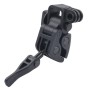 Zestaw adaptera podłączania mocowania z wodoodporną tylną osłoną dla GoPro Hero6 /5 (czarny)