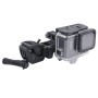Klemmhalterungsanschluss -Adapter -Kit mit wasserdichte Rückseite für GoPro Hero6 /5 (schwarz)