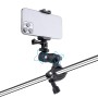 360 Forgatás állítható akció kamera kerékpáros motorkerékpár kormány tartója telefonbilincskel (fekete)