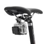 פולוז אלומיניום סגסוגת אופניים מושב כרית כרית כרית עבור GoPro Hero11 שחור /Hero10 שחור /גיבור 9 שחור /גיבור 8 ומצלמות פעולה אחרות (שחור)