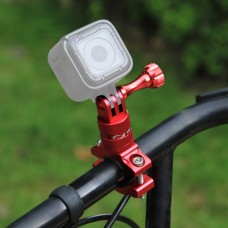 Puluz 360 stopni rotacja rowerowa Aluminiowa Adapter Mocowanie z śrubą do GoPro Hero11 Black /Hero10 Black /9 Black /8 Black /7/6/5/5 Sesja /4 Akcja i inne kamery akcji (czerwone)