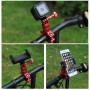 Puluz 360 градусов ротационен велосипеден алуминиев адаптер за адаптер с винт за GoPro Hero11 Black /Hero10 Черно /9 черно /8 черно /7/6/5 /5 сесия /4 сесия /4/3+ /3/2/1, DJI Osmo Действие и други камери за действие (червено)