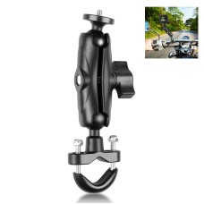 Puluz Motorcycle kierownica stałe uchwyt podstawy U mol-bolt dla GoPro i innych kamer akcji (czarny)