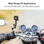 Puluz Motorcycle Holder REARVIEW MIRROR ფიქსირებული მთა GoPro და სხვა სამოქმედო კამერებისთვის (შავი)