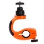 360 Degree Rotary Stand Sport Bicycle Handlebar Mount for GoPro HERO6 /5 Session /5 /4 Session /4 /3+ /3 /2 /1, Xiaoyi Sport Cameras(Orange)