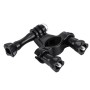 TMC Handlebar Seatpost Pole Mount Bike Moto Bicycle Clamp for GoPro Hero11 Black / HERO10 Black /9 Black /8 Black /7 /6 /5 /5 Session /4 Session /4 /3+ /3 /2 /1, DJI Osmo Action and Other Action Cameras(Black)