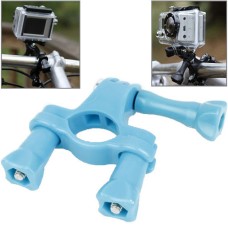 TMC Handlebar Seatpost Pole Mount Bike Moto Bicycle Clamp for GoPro Hero11 Black / HERO10 Black /9 Black /8 Black /7 /6 /5 /5 Session /4 Session /4 /3+ /3 /2 /1, DJI Osmo Action and Other Action Cameras(Blue)