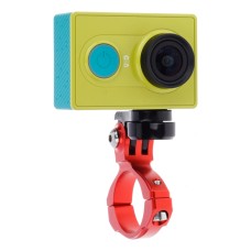 Bicycle Handlebar Holder with Connector Mount for Xiaomi Yi Sport Camera(XM33)(Red)