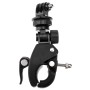 ST-93 Universal Bicycle Mount Clip for GoPro Hero11 Black / HERO10 Black /9 Black /8 Black /7 /6 /5 /5 Session /4 Session /4 /3+ /3 /2 /1, DJI Osmo Action and Other Action Cameras(Black)
