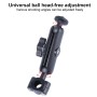 25mm Ballhead Car Front Seat Handlebar Fixed Mount Holder with Tripod Adapter & Screw for GoPro Hero11 Black / HERO10 Black /9 Black /8 Black /7 /6 /5 /5 Session /4 Session /4 /3+ /3 /2 /1, DJI Osmo Action and Other Action Cameras