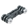 TMC HR385 topeltpeaühenduse kaamera LED -kinnitus GoPro Hero11 must /Hero10 must /9 must /8 must /7/6/5/5 Tegevuskaamerad (hallid)