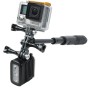 TMC HR385 Abbattimento della telecamera a doppia testa a LED per GoPro Hero11 Black /Hero10 Black /9 Black /8 Black /7/6/5/5 Sessione /4 Sessione /4/3+ /3/2/1, azione Osmo DJI e altri Fotocamere d'azione (grigio)