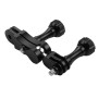[US Warehouse] PULUZ CNC Aluminum Ball Joint Mount with 2 Long Screws for GoPro Hero11 Black / HERO10 Black /9 Black /8 Black /7 /6 /5 /5 Session /4 Session /4 /3+ /3 /2 /1, DJI Osmo Action and Other Action Cameras