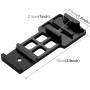 PULUZ Cantilever Picatinny Weaver Gun Rail Side Mount for GoPro Hero11 Black / HERO10 Black /9 Black /8 Black /7 /6 /5 /5 Session /4 Session /4 /3+ /3 /2 /1, DJI Osmo Action and Other Action Cameras