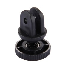 PULUZ Mini Size 1/4 inch Screw Tripod Mount Adapter for for GoPro Hero11 Black / HERO10 Black /9 Black /8 Black /7 /6 /5 /5 Session /4 Session /4 /3+ /3 /2 /1, DJI Osmo Action and Other Action Cameras, 3.9mm Diameter Screw Hole, 2.2cm Diameter