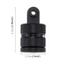 PULUZ 1/4 Inch Screw Hole Tripod Mount CNC Adapter for GoPro Hero11 Black / HERO10 Black /9 Black /8 Black /7 /6 /5 /5 Session /4 Session /4 /3+ /3 /2 /1, DJI Osmo Action and Other Action Cameras