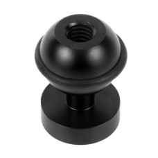 PULUZ CNC Aluminum Ball Head Adapter Mount for GoPro Hero11 Black / HERO10 Black /9 Black /8 Black /7 /6 /5 /5 Session /4 Session /4 /3+ /3 /2 /1, DJI Osmo Action and Other Action Cameras, Diameter: 2.5cm(Black)