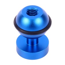 Puluz CNC Aluminium Ball Head Adapter Mount für GoPro Hero11 Black /Hero10 Black /9 Black /8 Black /7/5 /5 Session /4 Session /4/3+ /3/2/1, DJI OSMO -Aktion und andere Aktion Kameras, Durchmesser: 2,5 cm (blau)