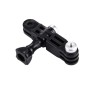 TMC Mount 3 Way Adjustable Pivot Arm Screw Bolt for GoPro Hero11 Black / HERO10 Black /9 Black /8 Black /7 /6 /5 /5 Session /4 Session /4 /3+ /3 /2 /1, DJI Osmo Action and Other Action Cameras, ABS Material(Black)