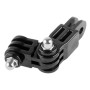 ST-16 Adjustable Pivot Arm for GoPro Hero11 Black / HERO10 Black /9 Black /8 Black /7 /6 /5 /5 Session /4 Session /4 /3+ /3 /2 /1, DJI Osmo Action and Other Action Cameras(Black)