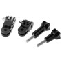 ST-15 háromirányú állítható pivot kar a GoPro Hero11 fekete /hero10 fekete /9 fekete /8 fekete /7/6/5 /5 munkamenet /4 /4 /3+ /3/2/1, DJI OSMO akció és Egyéb akciókamerák (fekete)