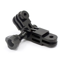 Kamera akcji Universal aluminium stopowa trójstronna adapter ramię 360 stopni (czarny)