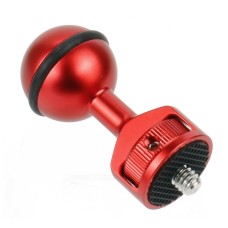 2.5cm Ball Head Clip for Action Camera Underwater Video Camera Light Diving Joint(Red)
