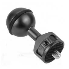 2.5cm Ball Head Clip for Action Camera Underwater Video Camera Light Diving Joint(Black)