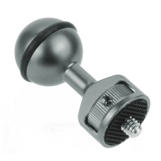 2.5cm Ball Head Clip for Action Camera Underwater Video Camera Light Diving Joint(Titanium)