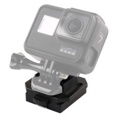 GP193 Aluminium Alloy Helmet Selfie Stand for GoPro HERO 1/2/3/3+/4/5 Session/6/7, Xiaoyi and 4K 2 Generation Sports Camera