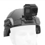 GP193 Aluminiumlegierhelm -Helm -Selfie -Stand für GoPro Hero 1/2/3/3+/4/5 Session/6/7, Xiaoyi und 4K 2 Generation Sportkamera