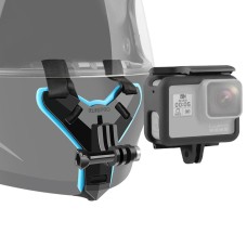 Montaje del cinturón de casco + Montaje de marco de borde CAGA protectora para GoPro Hero7 Negro /6/5