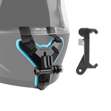 Helmet Belt Mount + Phone Clamp Mount for GoPro Hero11 Black / HERO10 Black /9 Black /8 Black /7 /6 /5 /5 Session /4 Session /4 /3+ /3 /2 /1, DJI Osmo Action and Other Action Cameras