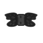 Butterfly Helmet Mount Adapter for GoPro Hero11 Black / HERO10 Black /9 Black /8 Black /7 /6 /5 /5 Session /4 Session /4 /3+ /3 /2 /1, DJI Osmo Action and Other Action Cameras(Black)