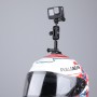 360 Pivot Magic Arm Motorcycle Helmet Mount Adapter Holder (Black)